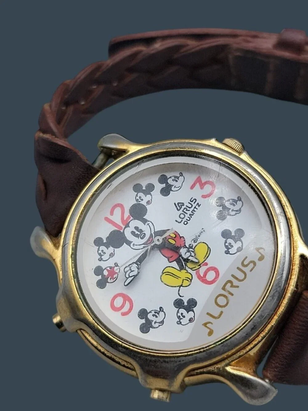 Vtg Lorus Seiko Disney 1990s Mickey Mouse Musical Watch 8
